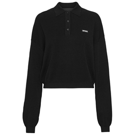 Rotate Slinky Knit Polo, Sort